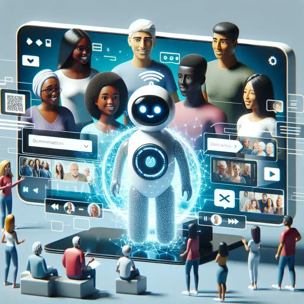 "Interactive AI companion interface for Amazon Prime Video pilots, showcasing innovative viewer engagement features."