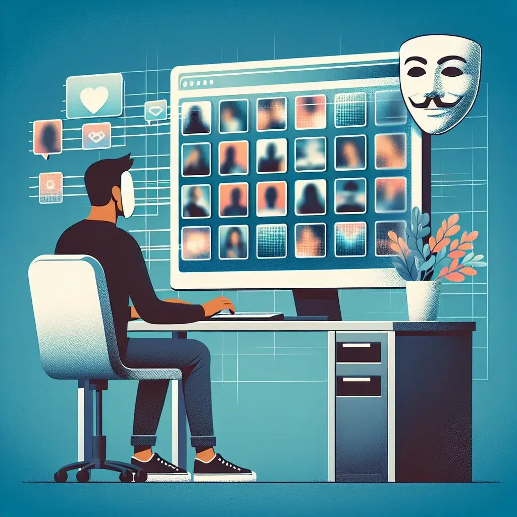 "User interface of FastDL Instagram Viewer showcasing anonymous Instagram story viewing features, with a focus on privacy and ease of use."