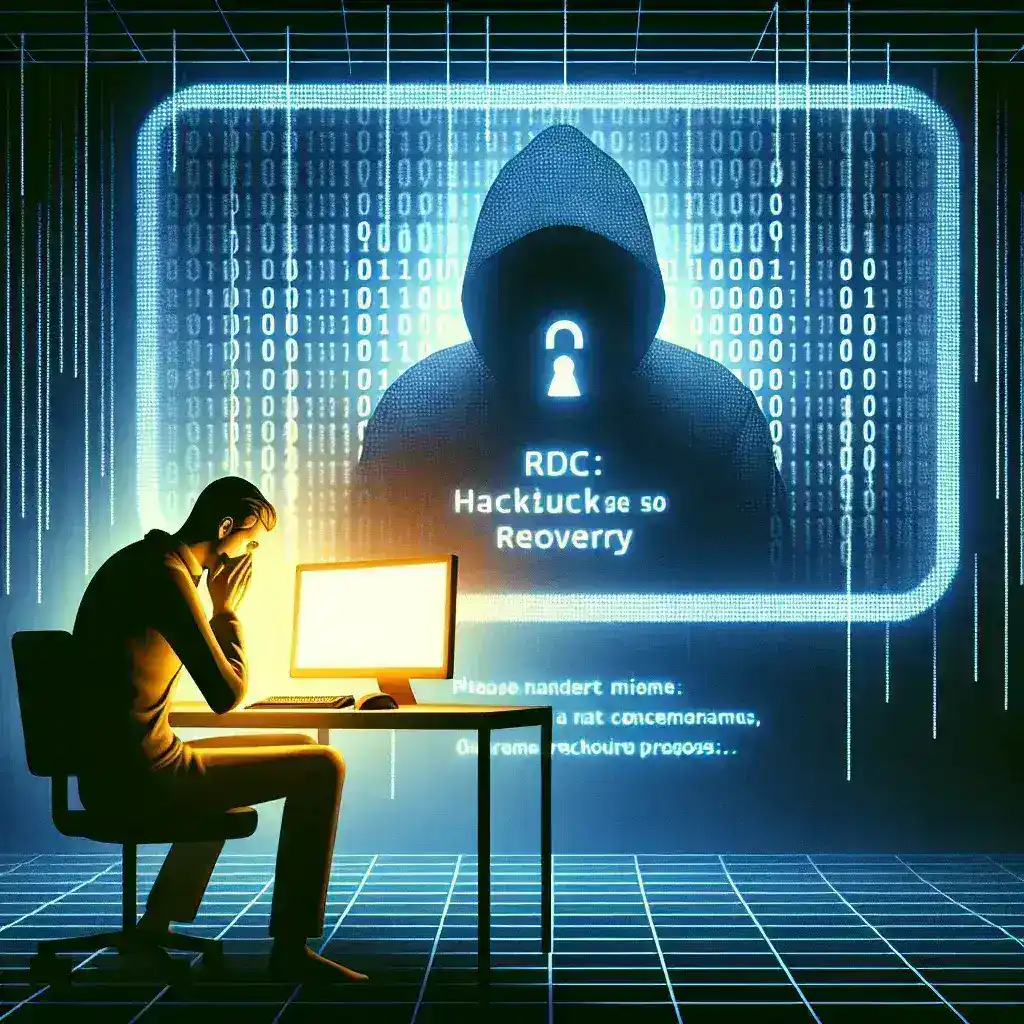 Alt text: "Person using a laptop to demonstrate legal methods for hacking their own accounts for recovery purposes, emphasizing cybersecurity and ethical practices."